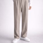 Korean Straight Fit Wide Leg Pants For Men