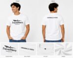 TravelHero Premium Oversized Cotton T-Shirt – Unisex Heavyweight Fit - Image 5