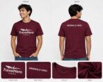 TravelHero Premium Oversized Cotton T-Shirt – Unisex Heavyweight Fit - Image 3