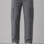 Unisex 100% Cotton Cargo Track Pants