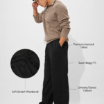 TravelHero Premium Cotton Track Pants – Super Baggy Fit