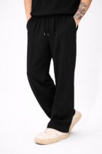 TravelHero Premium Cotton Track Pants – Super Baggy Fit - Image 2